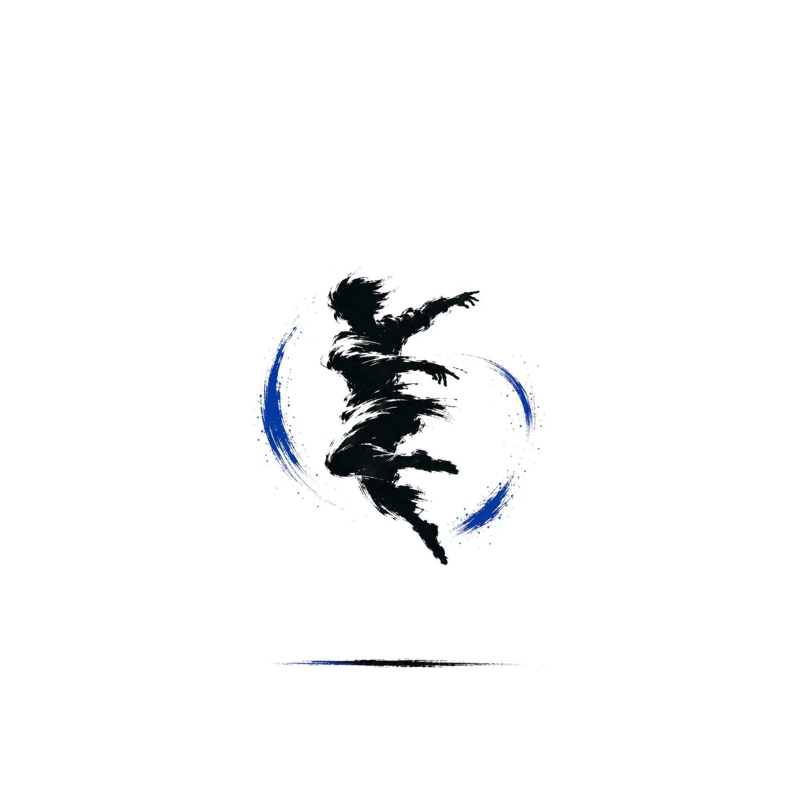 Blue Swing from Black & Light