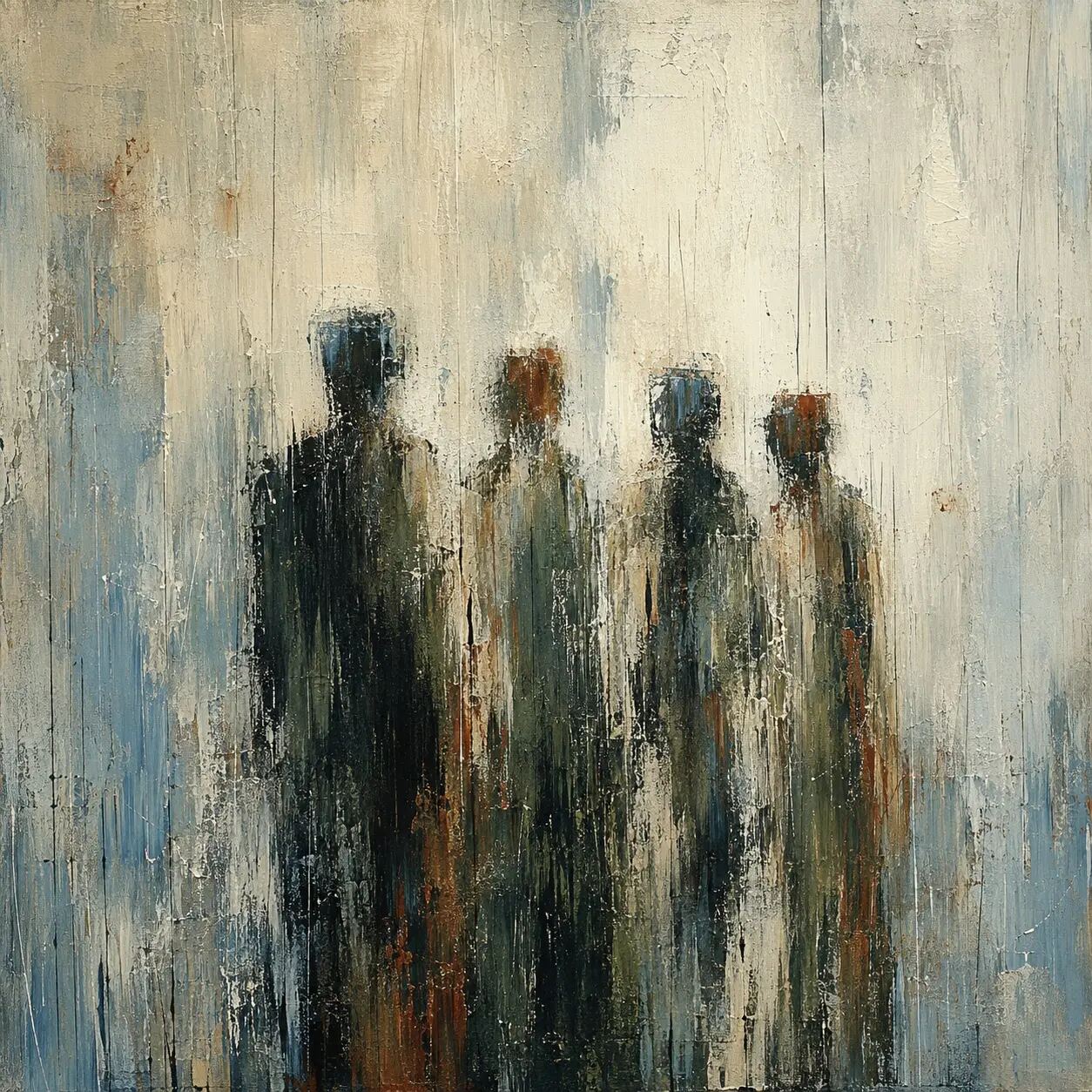 Four in Line from Silhouettes