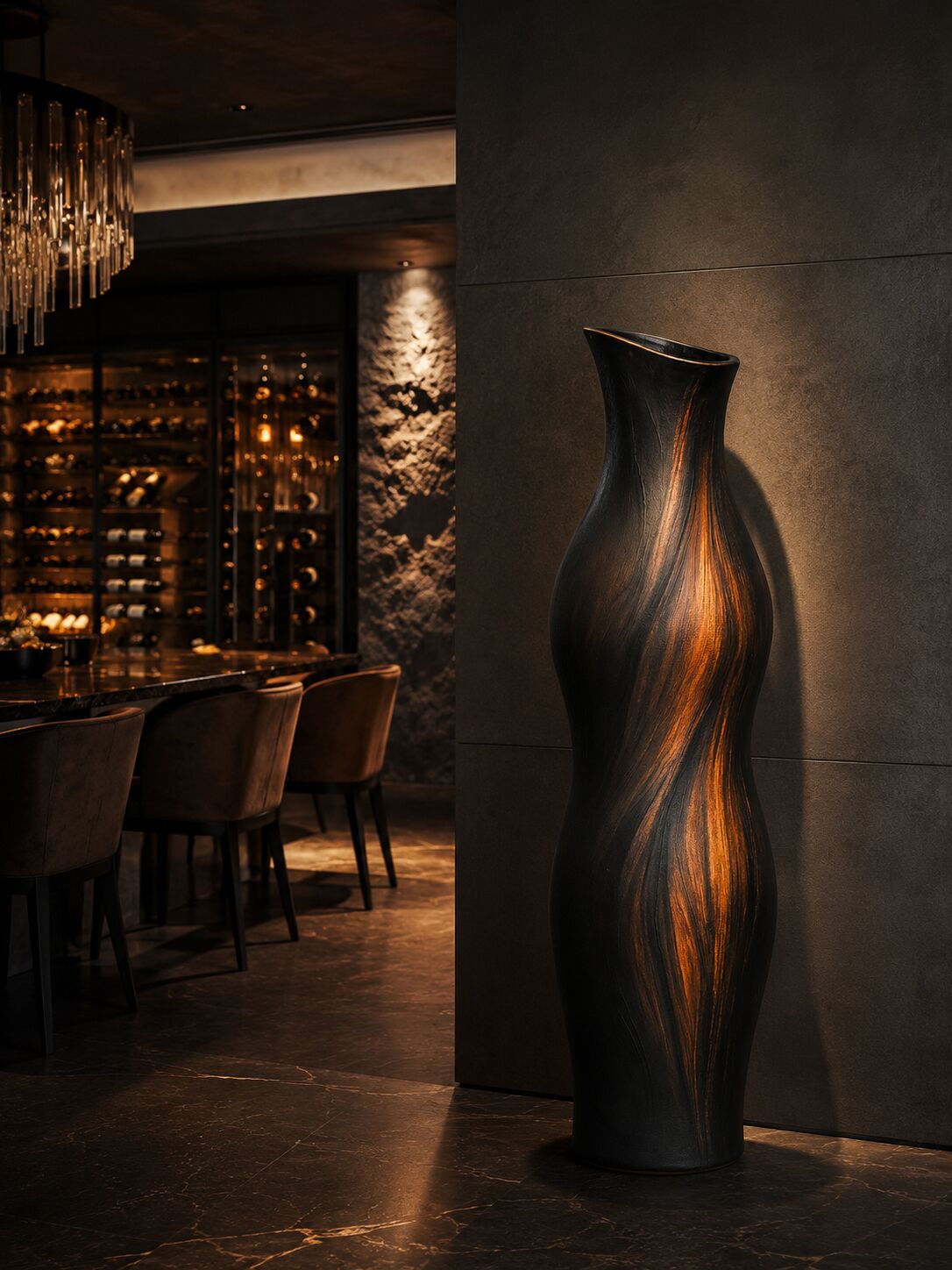 DANCER in a hospitality interior